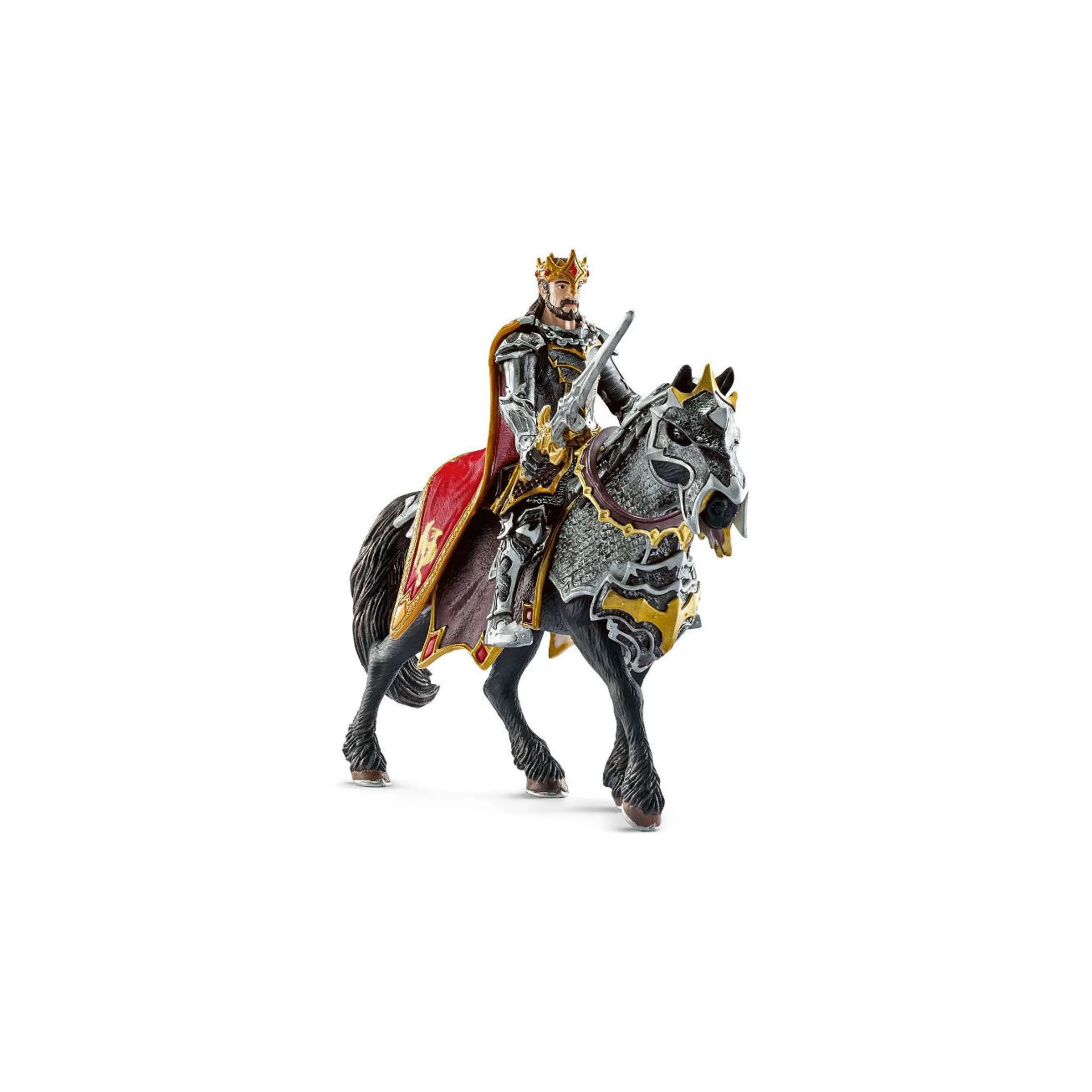 Фигурка SCHLEICH Рыцарь Драконов. Король на лошади купить по цене 8495 ₸ в  интернет-магазине Детский мир