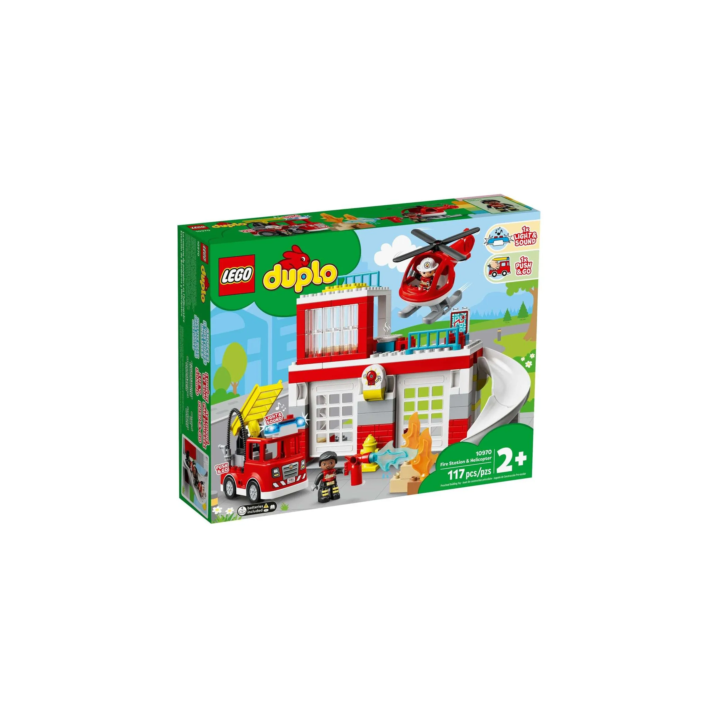 Конструктор LEGO DUPLO Town Пожарная часть и вертолёт 10970 купить