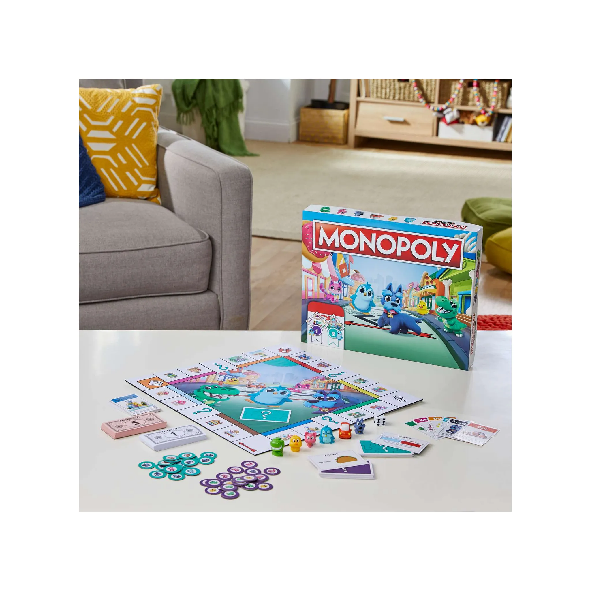 Игра настольная Hasbro Games Монополия Джуниор 2в1 F4436121 купить по цене  96.3 руб. в интернет-магазине Детмир