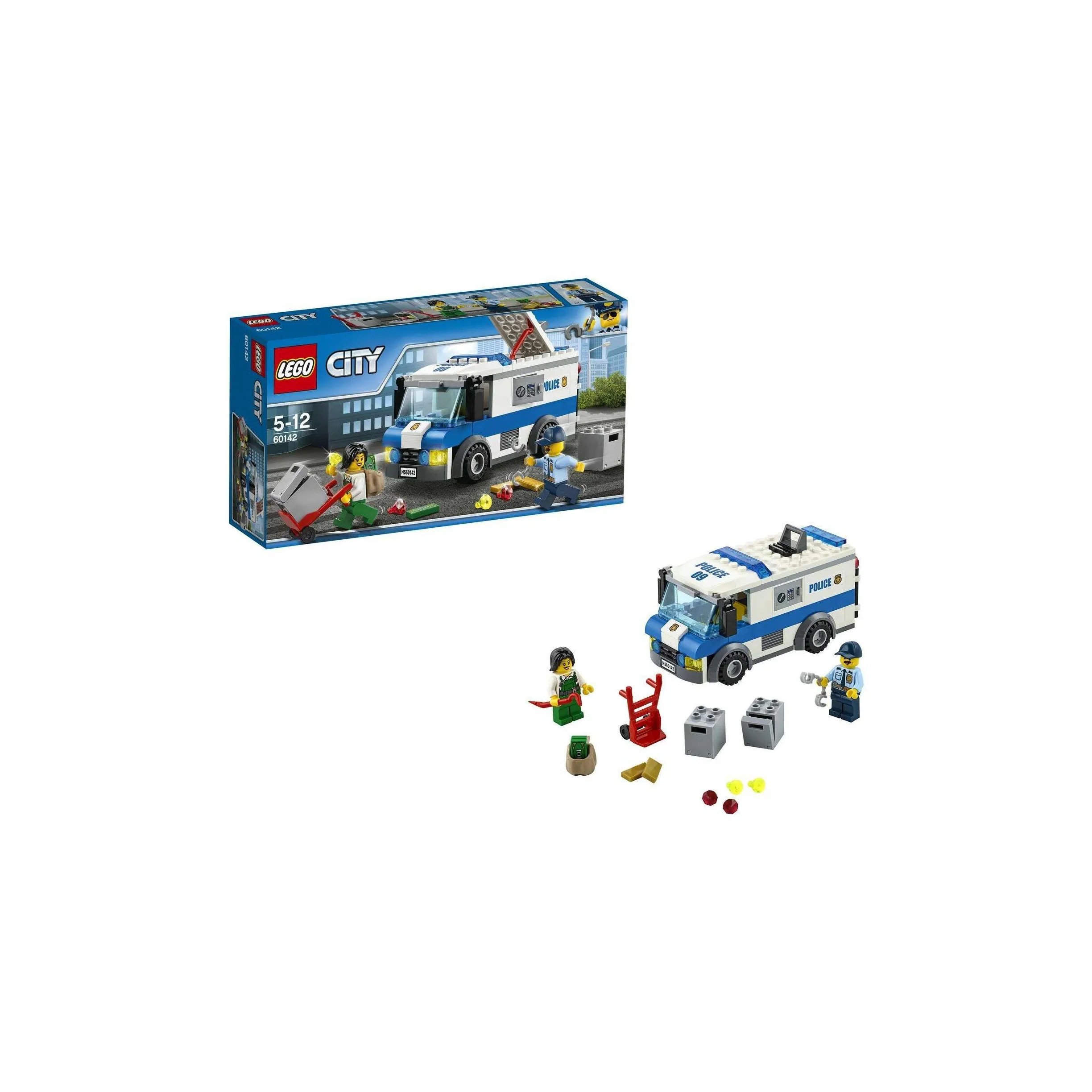 Конструктор LEGO City Police Инкассаторская машина (60142) купить по цене  5490 ₸ в интернет-магазине Детский мир