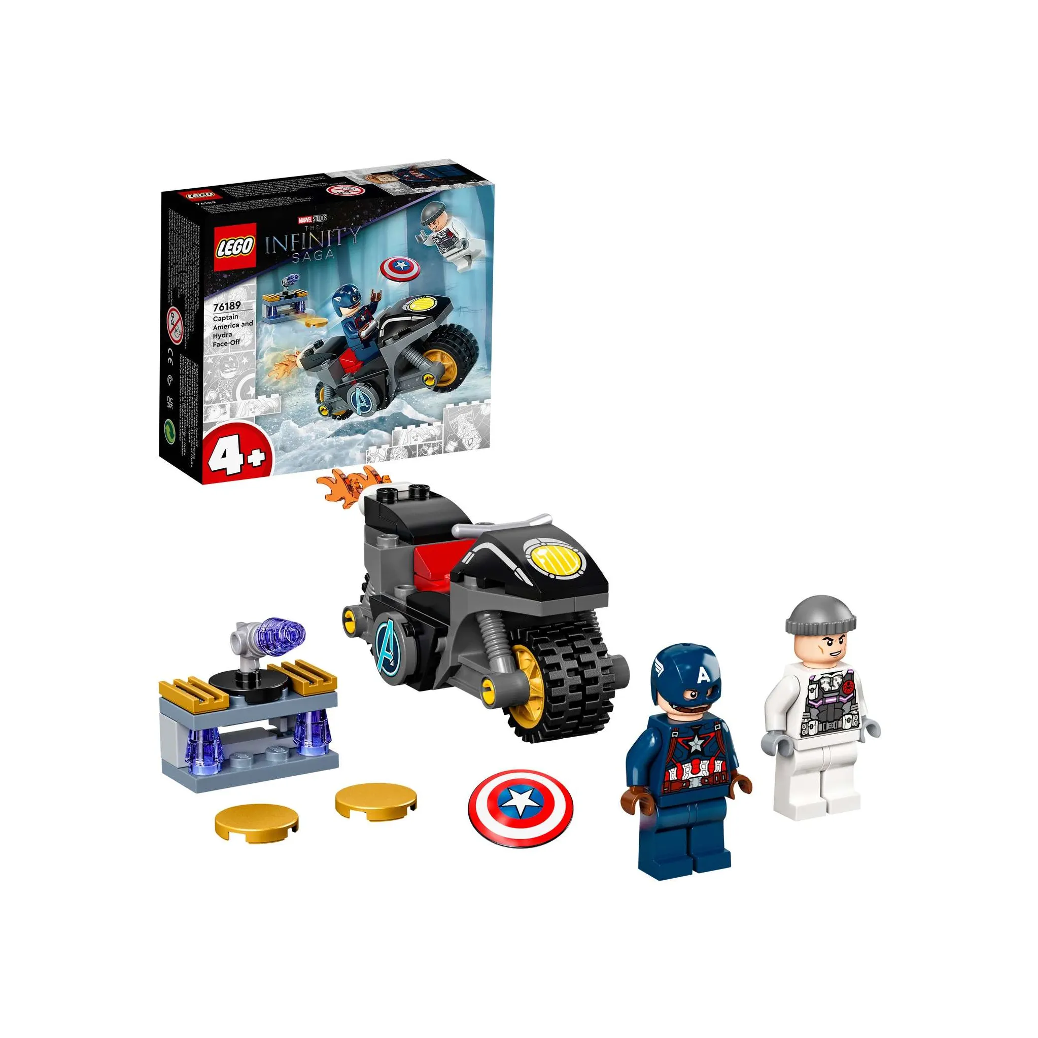 Конструктор LEGO Super Heroes Битва Капитана Америка С Гидрой.