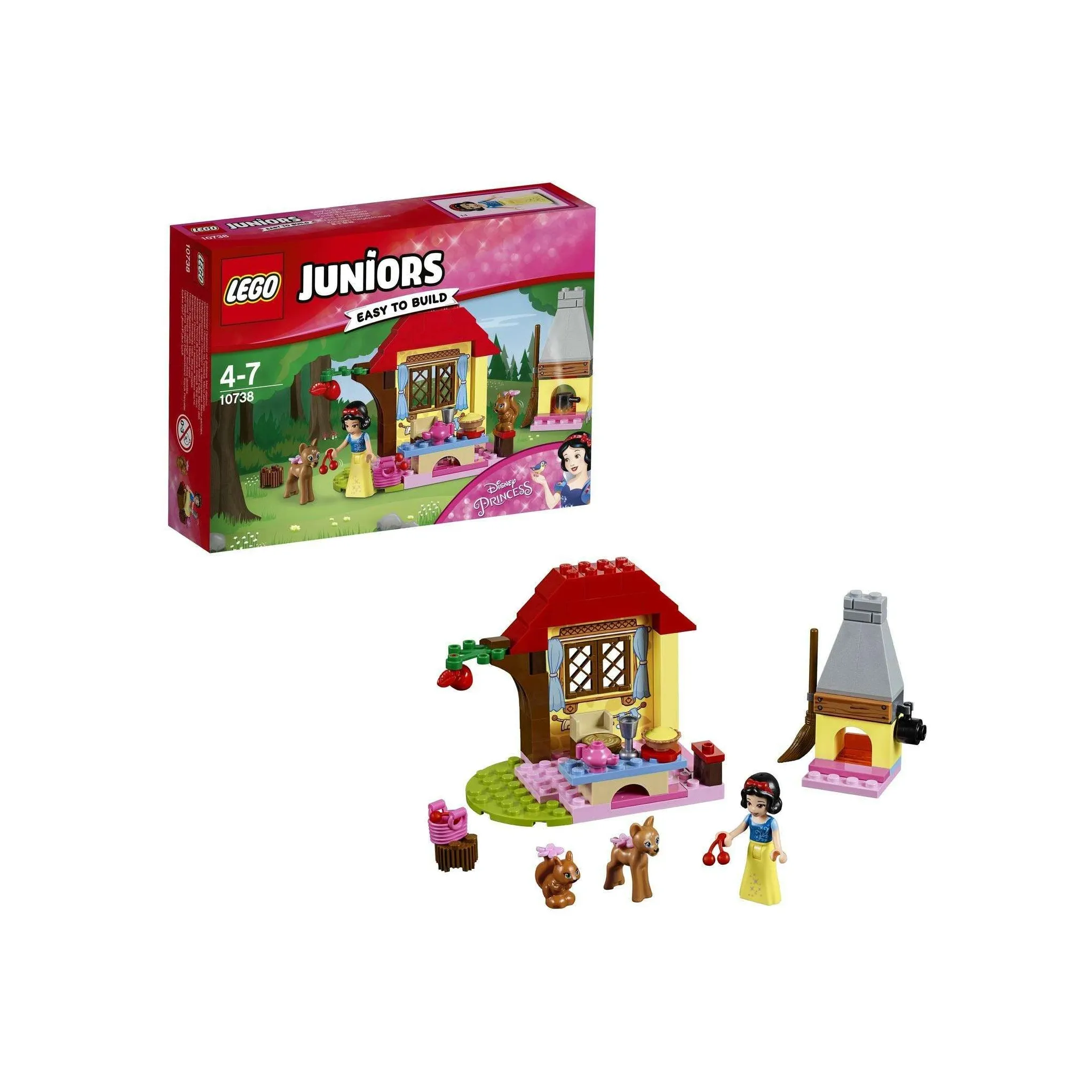 Конструктор LEGO Juniors Лесной домик Белоснежки (10738) купить по цене  4590 ₸ в интернет-магазине Детский мир