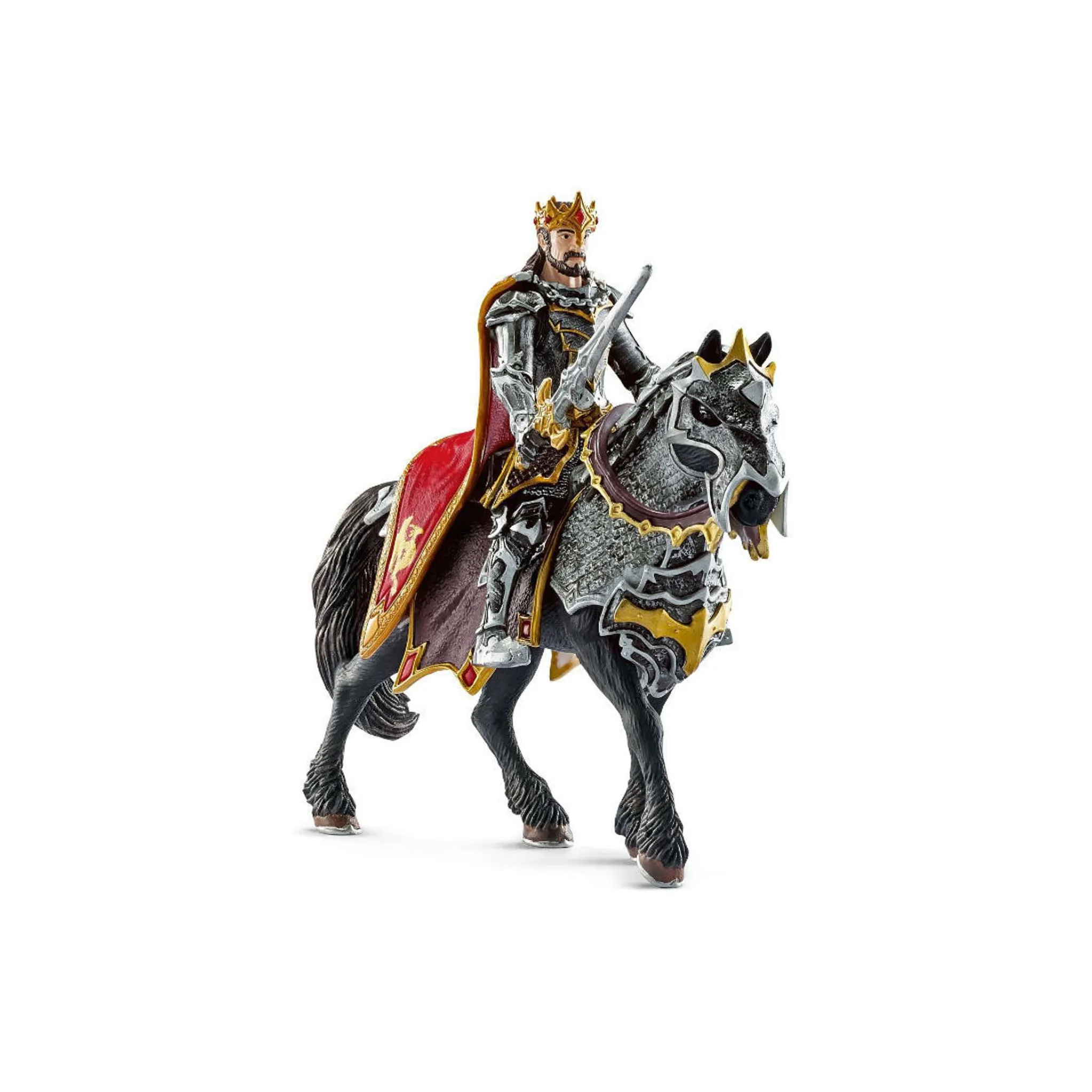 Фигурка SCHLEICH Рыцарь Драконов. Король на лошади купить по цене 8495 ₸ в  интернет-магазине Детский мир