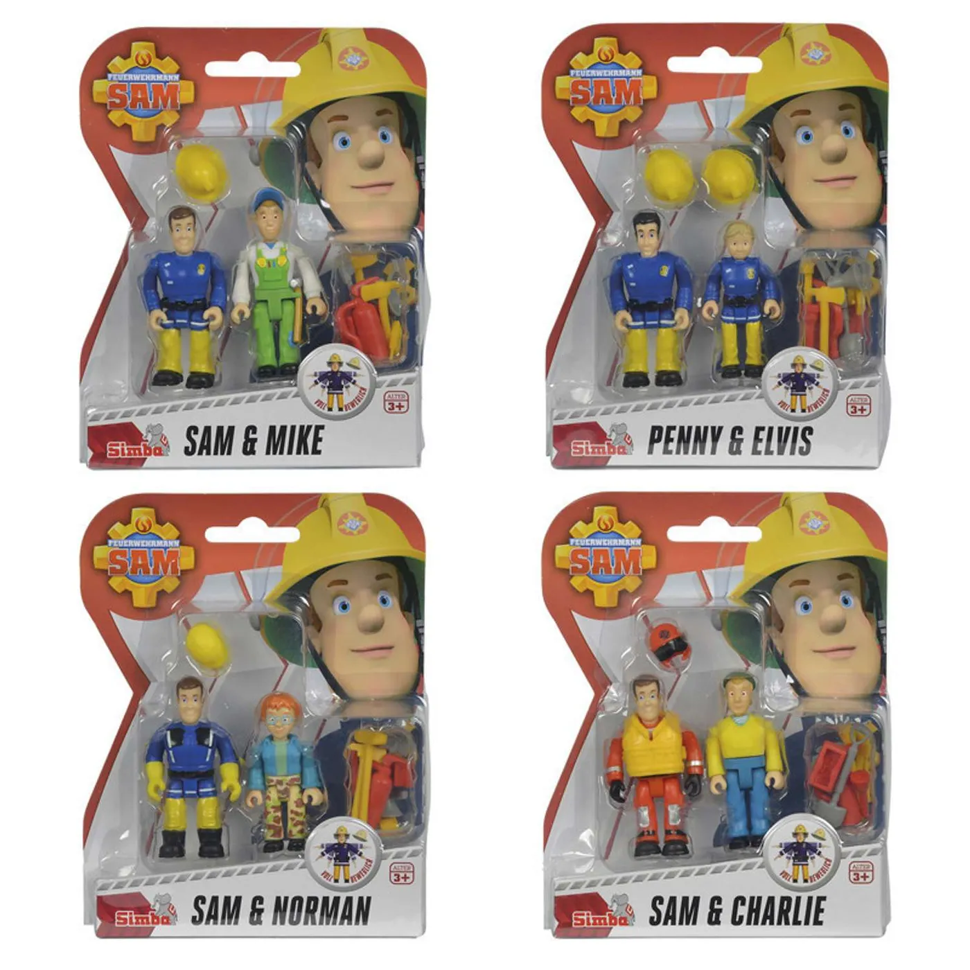 Набор фигурок Fireman Sam Пожарный Сэм 2шт+аксессуары 9257651 купить по  цене 3325 ₸ в интернет-магазине Детский мир