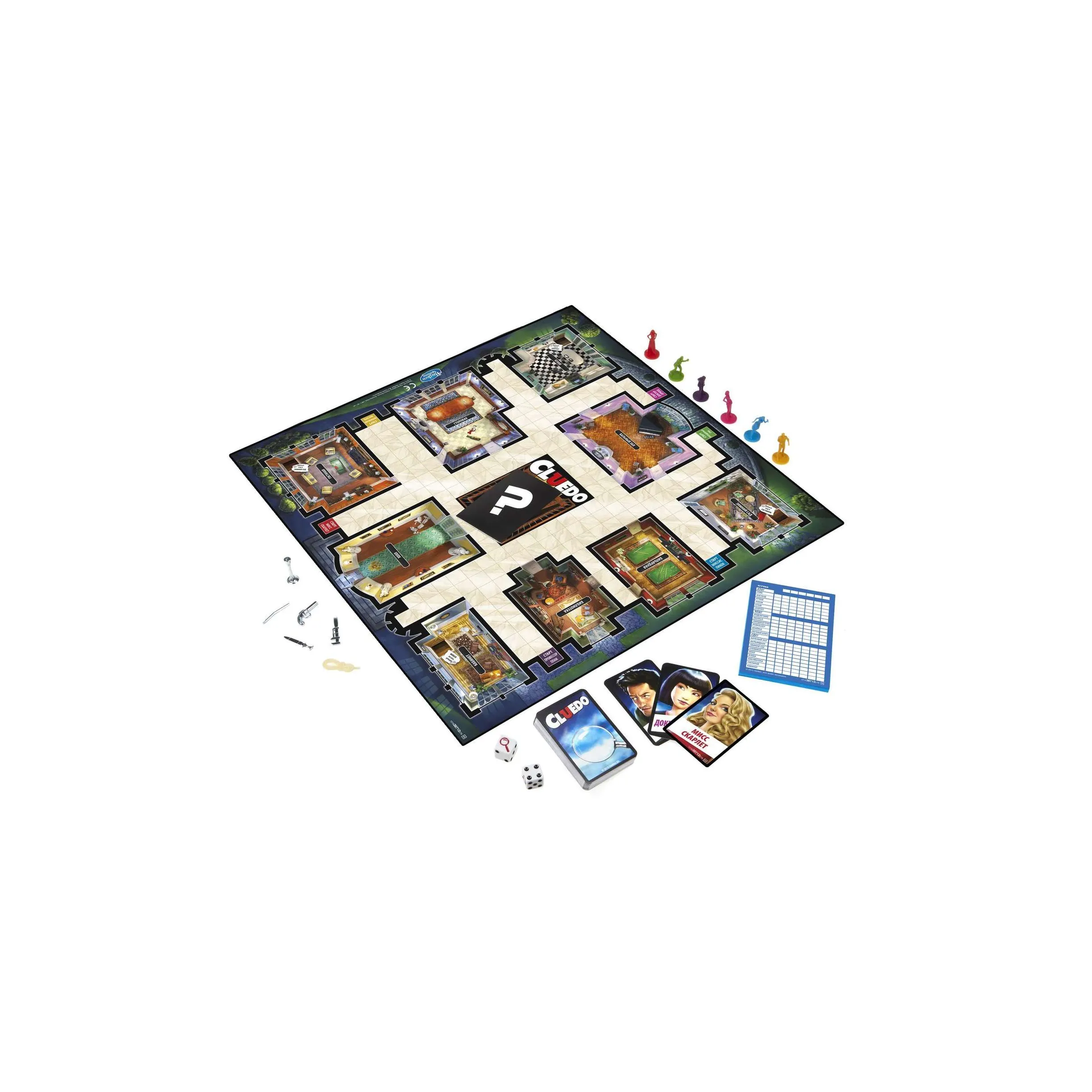 Детективная игра Hasbro Games Cluedo обновленная купить по цене 52 руб. в  интернет-магазине Детмир