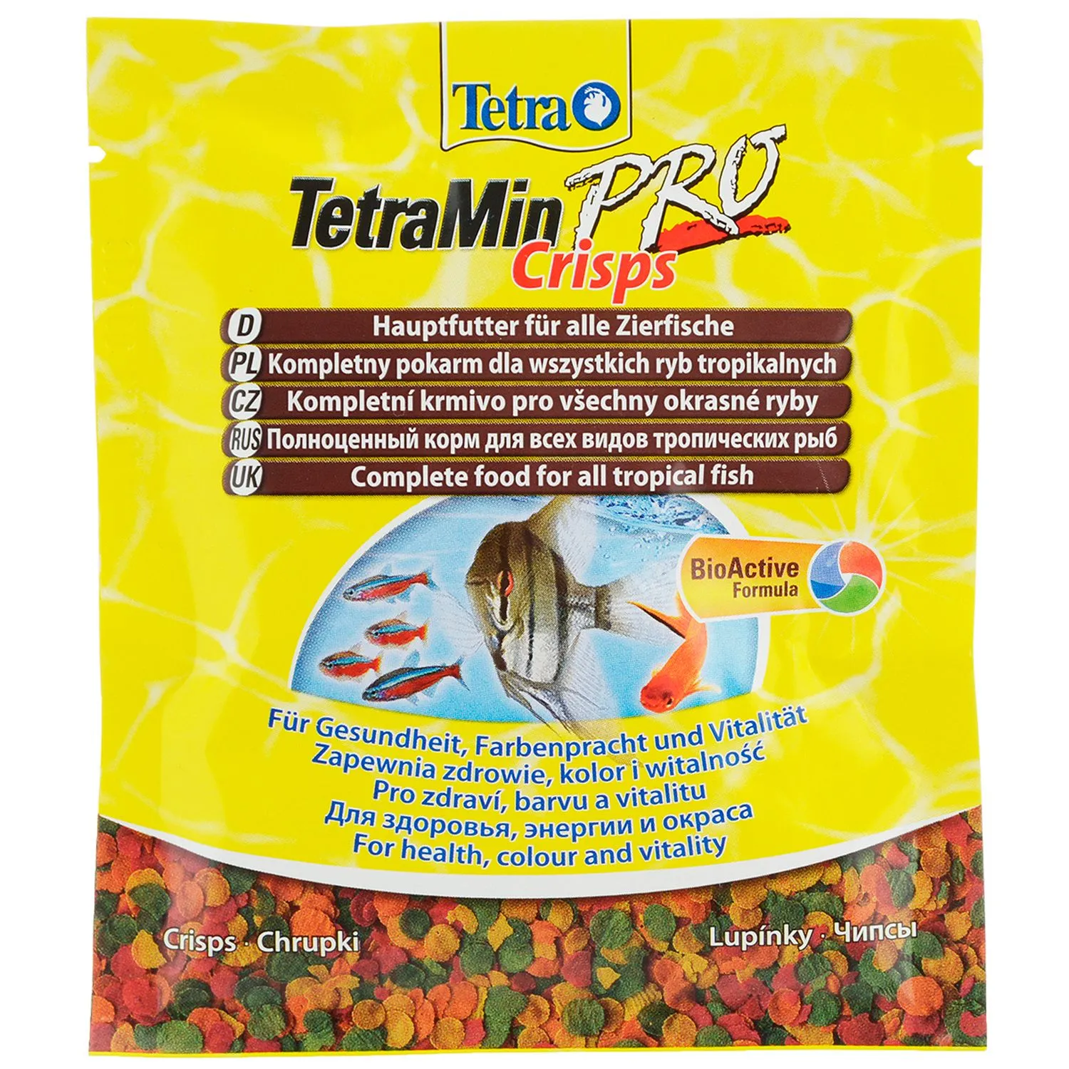 Корм Tetra Min Crisps для всех видов рыб чипсы 12г