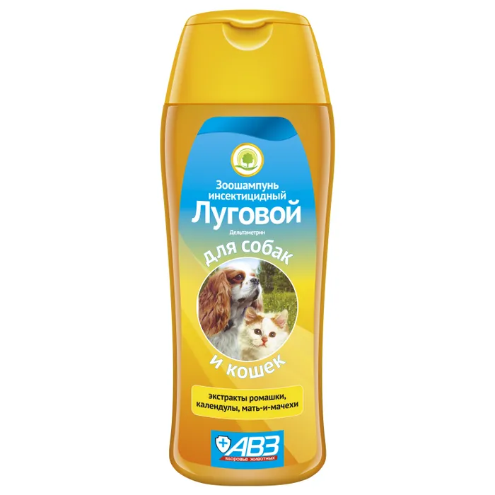 Шампунь от блох и клещей для кошек