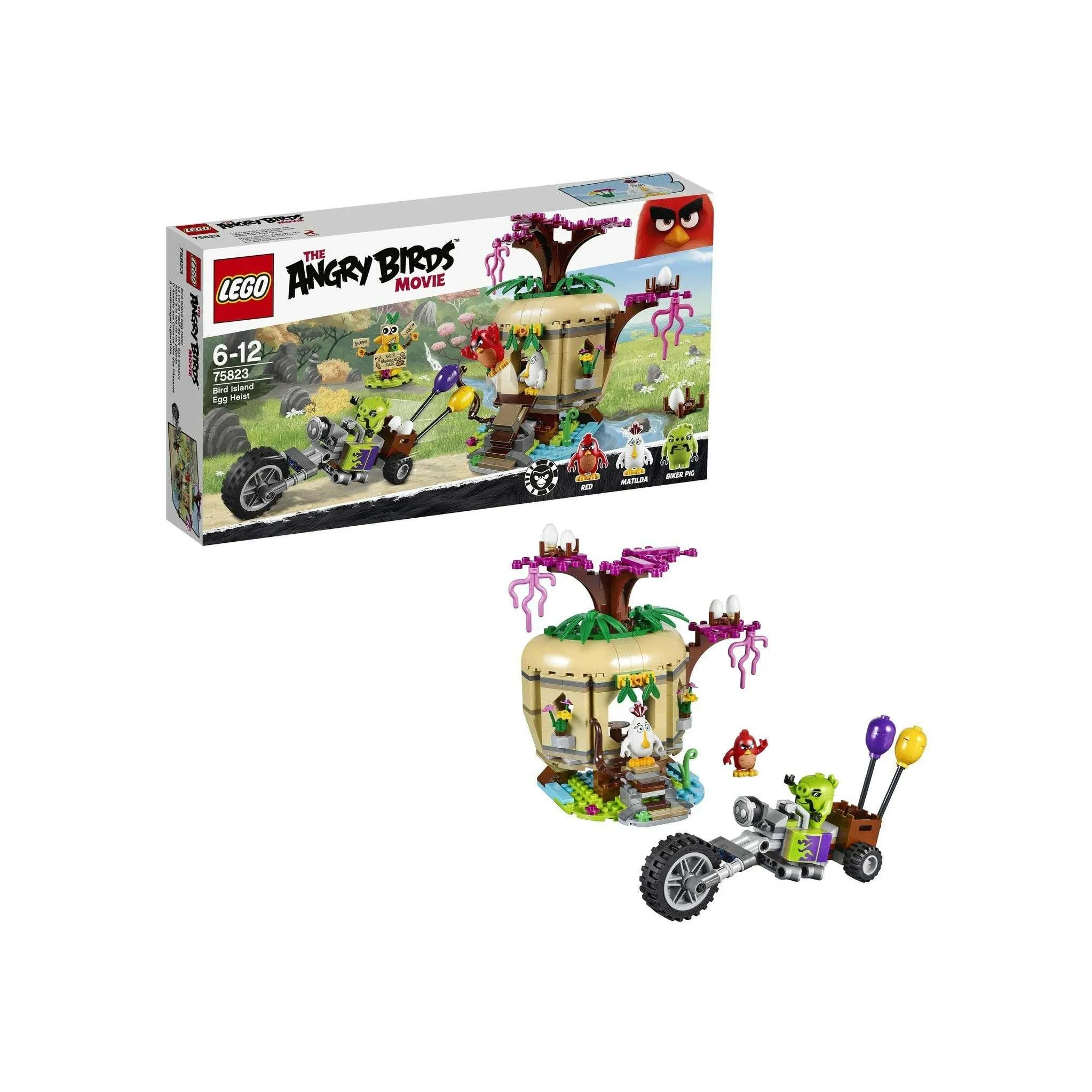 Конструктор LEGO Angry Birds Кража яиц с Птичьего острова (75823) купить по  цене 14470 ₸ в интернет-магазине Детский мир