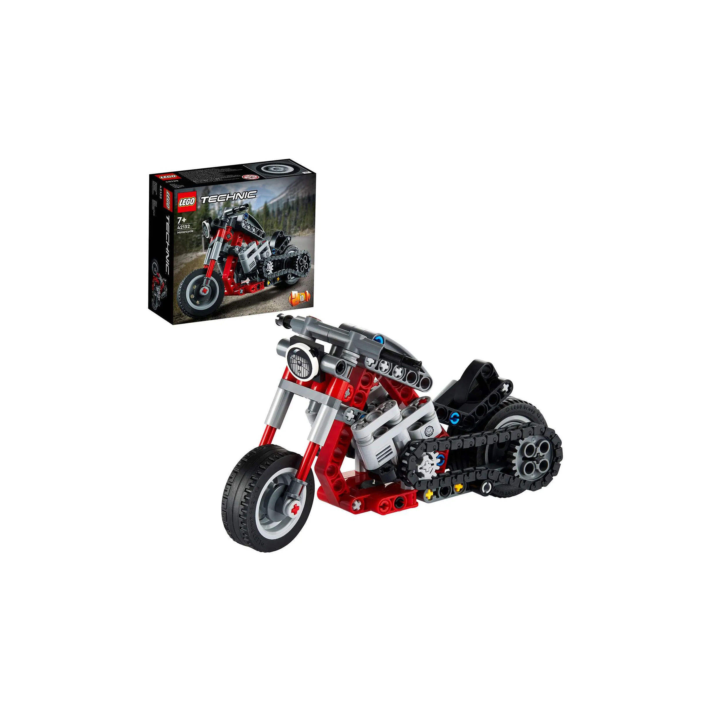 Конструктор LEGO Technic Мотоцикл 42132 купить по цене 35.3 руб. в  интернет-магазине Детмир